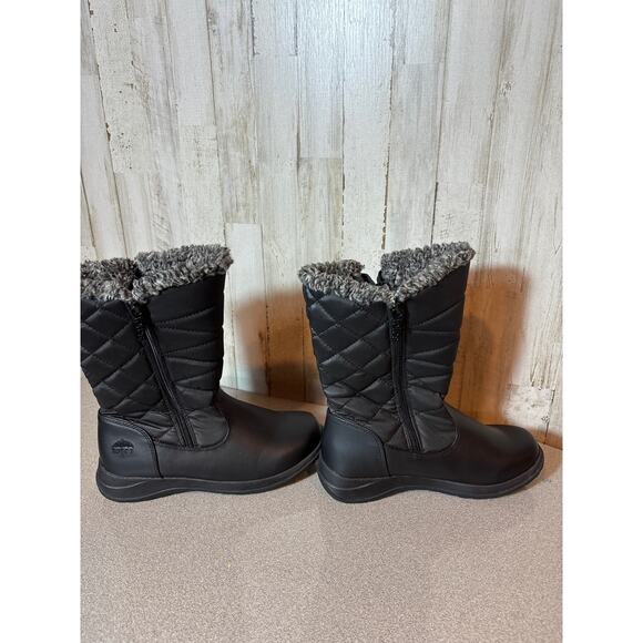 Totes Rain Boots NWOT Size‎ 6 Black Waterproof - Picture 3 of 6